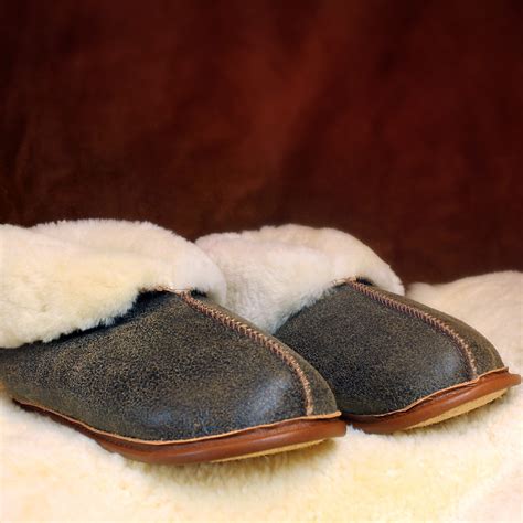 genuine shearling slippers women's.